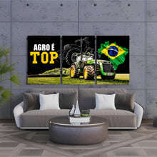 Carregar imagem no visualizador da galeria, Kit 3 - Quadro Decorativo Agro É Top
