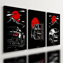 Carregar imagem no visualizador da galeria, Kit 3 - Quadro Jdm Preto
