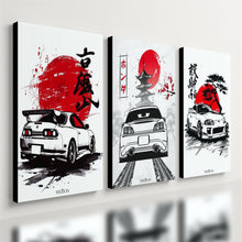 Carregar imagem no visualizador da galeria, Kit 3 - Quadro Jdm Branco
