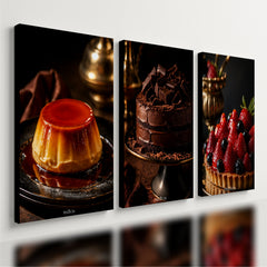 Kit 3 Quadro Decorativo Confeitaria Doceria Padaria e2